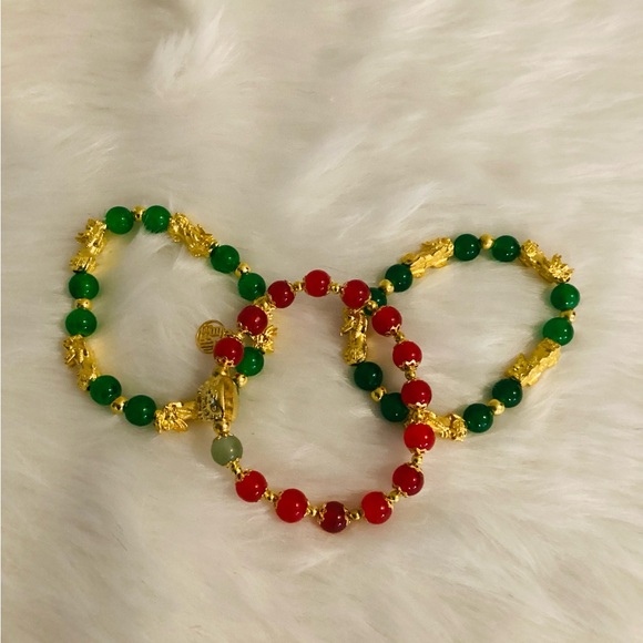 5pcs 2different designs to choose from Luck Bracelet Double Wealth - Picture 2 of 8